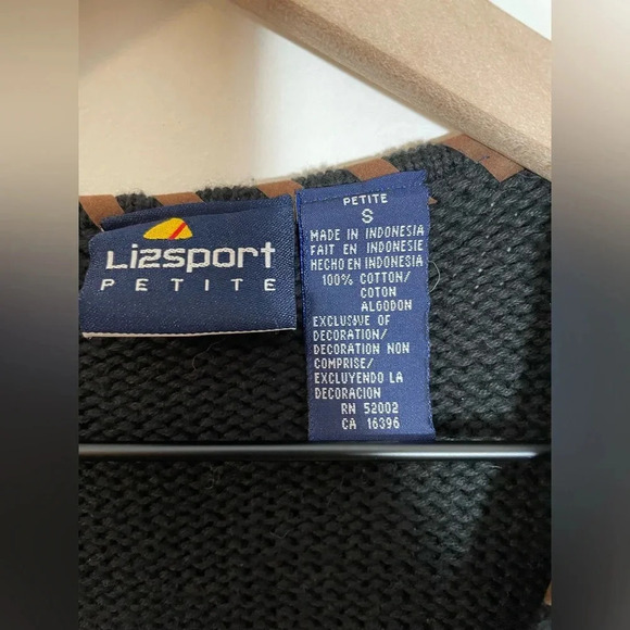 Liz Claiborne LizSport Vintage 90's Western Style Knit Vest, Sz S Petite - Picture 3 of 5